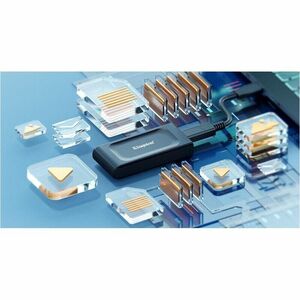 Kingston XS1000 SXS1000/2000G 2 TB Portátil Unidade de estado sólido - Externo - Preto - Sistema de armazenamento Adequado