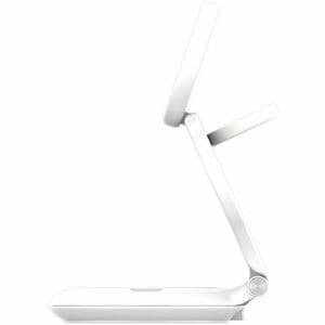 j5create JUPW3415 Induction Charger - White - For iPhone - Input connectors: USB - Magnetic, Foldable, Overheat Protection
