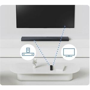 Samsung HW-QS700F 3.1.2 Bluetooth Smart Sound Bar Speaker - 345 W RMS - Google Assistant, Alexa Supported - Titan Black - 