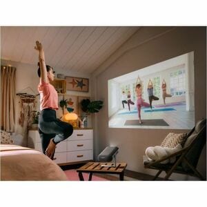 ViewSonic M1 MAX LED Projector - Portable, Ceiling Mountable, Wall Mountable, Floor Mountable - 1920 x 1080 - Front, Ceili