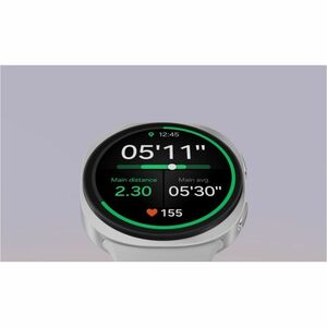 Samsung Galaxy Watch8 SM-L320 Smart Watch - Silver Case Color - White Band Color - Armor Aluminum Case Material - Wireless