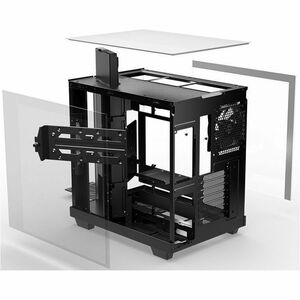 be quiet! Light Base 500 Light Base 500 Black Gaming-Computergehäuse - ATX, Micro ATX, Mini ITX Motherboard Supported - To