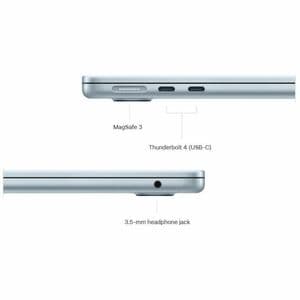 Apple MacBook Air MDHH4D/A 34,5 cm (13,6 Zoll) Notebook - Apple M5 - 16 GB - 512 GB SSD - Himmelblau - Apple M5 Chip - 256