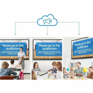 Samsung WA86F 2184.40 mm 4K UHD LCD Collaboration Display - Infrared - Touchscreen - 3840 x 2160 - 400 cd/m² - 1,200:1 Con