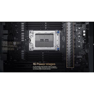 Schede madri desktop Asus Pro WS WRX80E-SAGE SE WIFI - AMD WRX80 Chipset - Socket sWRX8 - Estesa ATX - Ryzen Threadripper 