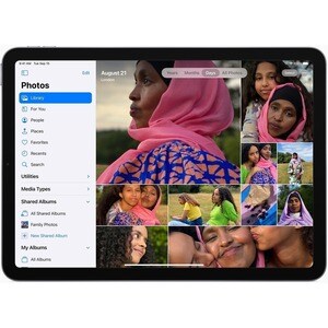 Apple iPad Air (5th Generation) Tablet - 27,7 cm (10,9 Zoll) - M1 Octa-Core - 8 GB RAM - 256 GB - iPadOS 15 - 5G - Grau - 