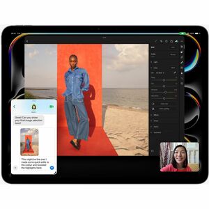 Apple iPad Pro (7th Generation) A2925 Tablet - 13" - Apple M4 - 8 GB - 256 GB Storage - Space Black - M4 Nona-core (9 Core