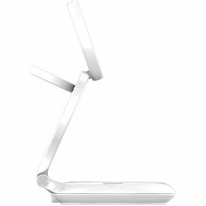 j5create JUPW3415 Induction Charger - White - For iPhone - Input connectors: USB - Magnetic, Foldable, Overheat Protection