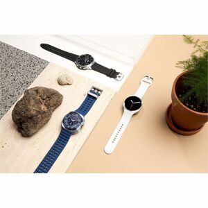Samsung Galaxy Watch8 SM-L335F Smart Watch - 46 mm Case Height - 43.70 mm Case Width - Silver Body Color - Silver Case Col