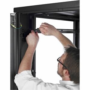 APC NetShelter SV, Server Rack Enclosure, 42U, 600W x 1060 D mm, with Sides, Black, Single Rack Unassembled - 42U Rack Hei