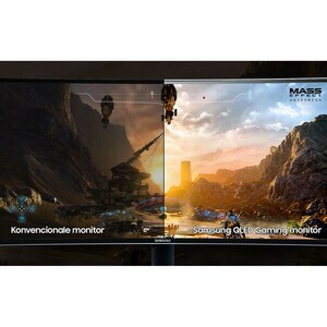 Samsung C49HG90DMU Curved Screen LCD Monitor - 32:9 - Matte Black - 124.2 cm (48.9") Viewable - Quantum Dot LED Backlight 