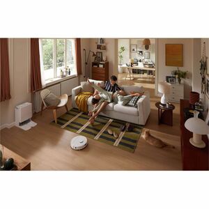 Robot Vacuum Cleaner Roborock Qrevo Plus senza filo - Bianco - 60 W Motore - 330 mL Capacità polvere - 80 mL Capacità serb