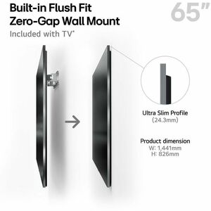 LG evo G5 OLED65G54LW 165.1 cm Smart OLED TV - 4K UHDTV - webOS 25 - Dolby Digital, Dolby Atmos, AI Sound