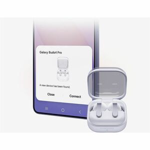 Samsung Galaxy Buds4 Pro SM-R640 Earset - Bixby - Stereo - True Wireless - Bluetooth - Earbud - Binaural - In-ear - White
