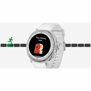 Samsung Galaxy Watch8 Classic SM-L505F Smart Watch - Rounded Square Case Shape - White Body Color - Stainless Steel Body M