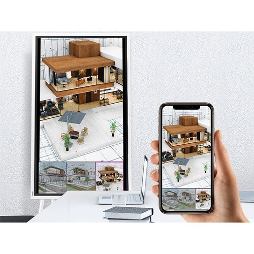 Samsung Flip Pro WM65B 165.1 cm (65") 4K UHD LCD Collaboration Display - ARM Cortex A72 1.70 GHz - 3.50 GB DDR4 SDRAM - In