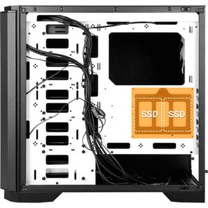 Boîtier d'ordinateur Antec Silent Guardian P101 Silent - Tour Moyenne - SPCC, Plastique - 11 xBaie(s) - 4 x Ventilateur(s)