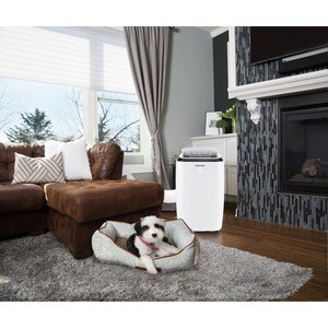 Honeywell HM2CESAWK8 Portable Air Conditioner - 11000 BTU - 500 Sq. Ft. Coverage - Dehumidifier - Remote Control - White
