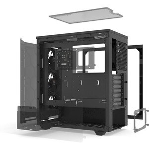 be quiet! Pure Base 500 FX Computergehäuse - ATX, Micro ATX, Mini ITX Motherboard Supported - Midi-Tower - Acrylnitril-But
