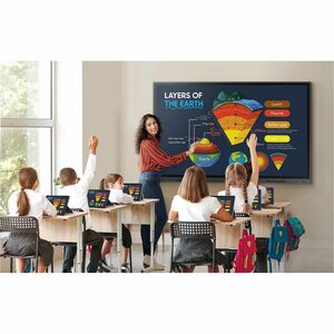 Samsung WA75D 4K UHD LCD Collaboration Display - Infrared (IrDA) - Touchscreen - 3840 x 2160 - 400 cd/m² - 1,200:1 Contras