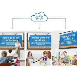 Samsung WA86F 2184.40 mm 4K UHD LCD Collaboration Display - Infrared (IrDA) - Touchscreen - 16:9 Aspect Ratio - 3840 x 216