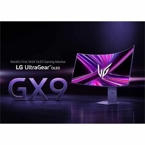 LG UltraGear 45GX950A-B 45" Class 5K2K WUHD Curved Screen Gaming OLED Monitor - 21:9 - Black - 44.5" Viewable - OLED - 512