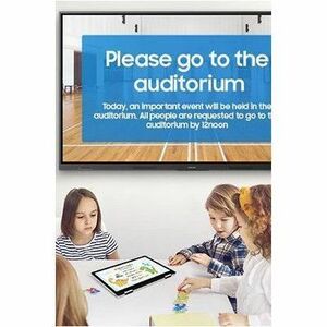 Samsung 75" Interactive eBoard - 75" LCD - Infrared (IrDA) - Touchscreen - 3840 x 2160 - 400 cd/m² - 1,200:1 Contrast Rati
