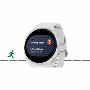 Samsung Galaxy Watch8 SM-L330 Smartwatch - 46 mm Case Height - 43,70 mm Case Width - Silber Case Color - Weiß Band Color -