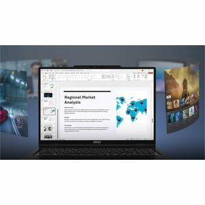 MSI Venture A16 AI+ A3HM Venture A16 AI+ A3HMG-023NZ 16" Copilot+ PC Notebook - 2K - 120 Hz - AMD Ryzen AI 7 350 - 16 GB -