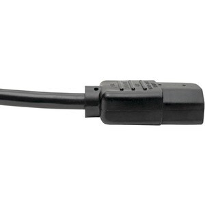 Eaton Tripp Lite Series Desktop Computer Power Cable, NEMA 5-15P to C13 - 10A, 125V, 18 AWG, 12 ft. (3.66 m), Black - (NEM