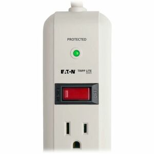 Eaton Tripp Lite Series Protect It! 7-Outlet Surge Protector, 12 ft. Cord, 1080 Joules, Diagnostic LED, Light Gray Housing