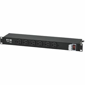 Eaton Tripp Lite Series 1U Rack-Mount Power Strip, 120V, 15A, 5-15P, 12 Outlets (6 Front-Facing, 6-Rear-Facing), 15 ft. (4