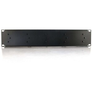C2G 2u (3.5in) Cable Management Panel with 5 D-Rings - D-ring - Black - 2U Rack Height x 19" Panel Width