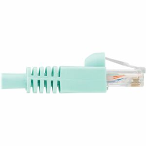 Tripp Lite Cat6a UTP Patch Cable - 25ft - 1 x RJ-45 Male - 1 x RJ-45 Male - Aqua Blue