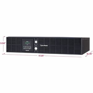 CyberPower CPS1500AVR Smart App LCD UPS Systems - 1500VA/900W, 120 VAC, NEMA 5-15P, Rack / Tower, 8 Outlets, PowerPanel® B