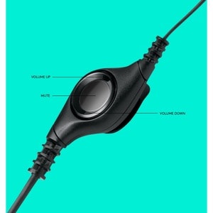 Logitech Padded H390 USB Headset - Stereo - USB - Wired - 20 Hz - 20 kHz - Over-the-head - Binaural - Circumaural - 8 ft C