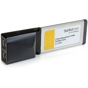 StarTech.com 2 Port ExpressCard FireWire Adapter Card - Add 2 FireWire800 ports to a laptop through an ExpressCard slot - 