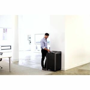 Fellowes Powershred® 485i 100% Jam Proof BAA Compliant Strip-Cut Shredder - Continuous Shredder - Strip Cut - 38 Per Pass 