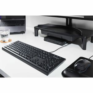 Kensington Keyboard for Life - (K64370A) - Wired - USB - 104 Keys - Black