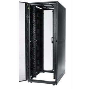 APC by Schneider Electric AR7580 Cable Routing - Black - Rack Cable Guide - 1U Rack Height