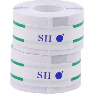 Seiko SLP-FLB White/Red File Folder Labels - Designed perfectly for labeling folders/assets in an Hospital, Office, Police