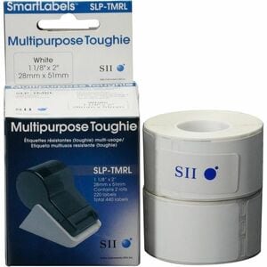 Seiko SmartLabel SLP-TMRL Toughie Multipurpose Label - Perfect for tough applications including asset management, calibrat