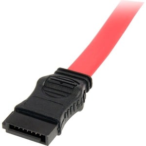 StarTech.com 20in Slimline SATA to SATA with LP4 Power Cable Adapter - For Optical Drive - LP4 / SATA, SATA - Red - 1 Each