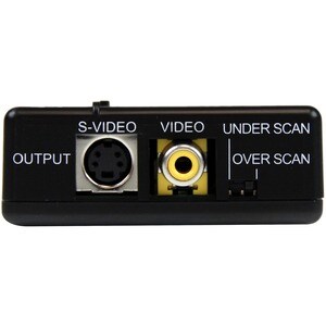 StarTech.com High Resolution VGA to Composite (RCA) or S-Video Converter - PC to TV - VGA - NTSC