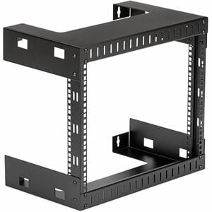 StarTech.com 2-Post 8U Heavy-Duty Wall-Mount Network Rack, 19" Open Frame Server Rack for Computer Equipment, Wall Mount D