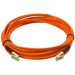 StarTech.com 5m Fiber Optic Cable - Multimode Duplex 50/125 - LSZH Fiber Jumper Cord - LC/LC - 2 x LC Male Network - 2 x L