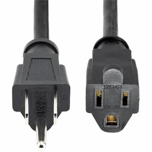 StarTech.com 10ft (3m) Power Extension Cord, NEMA5-15R to NEMA5-15P Black Extension Cord, 13A 125V, 16AWG, Computer Power 