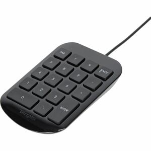 Targus Numeric Keypad - Cable Connectivity - USB Interface - PC, Mac - Black