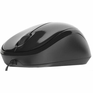 Targus AMU75EU Travel Mouse - USB - Optical/BlueTrace - Black - Cable - 1000 dpi - Scroll Wheel - Symmetrical