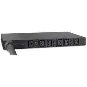 APC by Schneider Electric Basic Rack 22kW PDU - Basic - 6 x IEC 60320 C19 - 22 kW - 2.44 m Cord Length - 1U - Rack-mountable